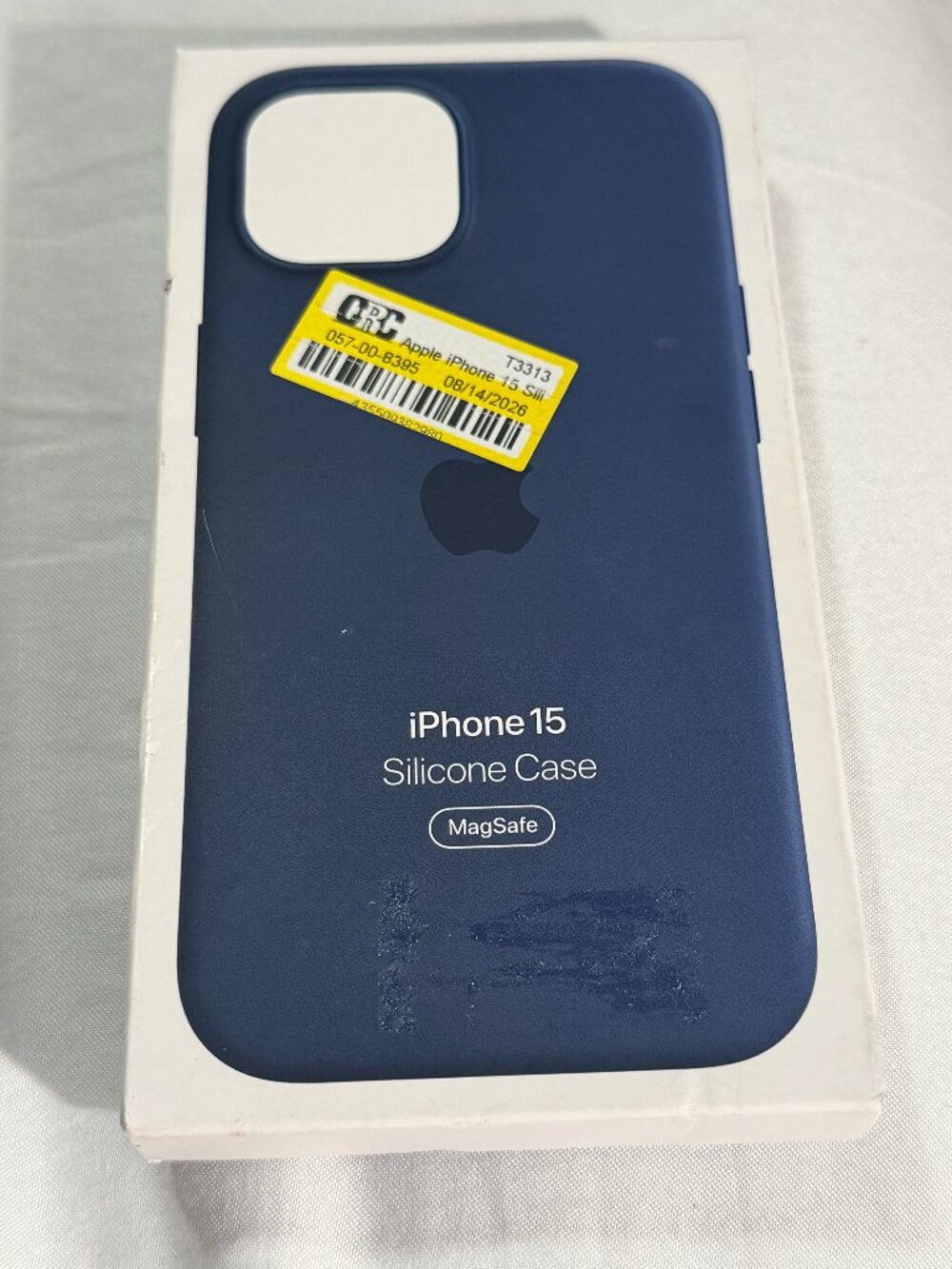 Apple iPhone 15 Silicone Case with MagSafe - Storm Blue